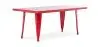 Buy Bistrot Metalix Kid Table 120 cm - Metal Red 59686 - in the UK
