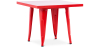 Buy Bistrot Metalix Kid Table 60 cm - Metal Red 59685 in the United Kingdom