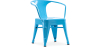 Buy Bistrot Metalix Kid Chair with armrest - Metal Turquoise 59684 - in the UK