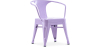 Buy Bistrot Metalix Kid Chair with armrest - Metal Purple 59684 at MyFaktory