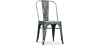 Buy Bistrot Metalix style chair square Seat - New edition - Metal Industriel 59687 - in the UK