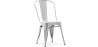 Buy Dining chair Bistrot Metalix industrial design 5Kg - New edition Steel 59802 - in the UK