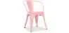 Buy  Bistrot Metalix chair with armrests New Edition - Metal Pink 59809 - in the UK