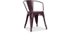 Buy  Bistrot Metalix chair with armrests New Edition - Metal Bronze 59809 in the United Kingdom