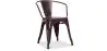 Buy  Bistrot Metalix chair with armrests New Edition - Metal Bronze 59809 - prices