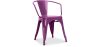 Buy  Bistrot Metalix chair with armrests New Edition - Metal Purple 59809 at MyFaktory