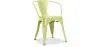 Buy  Bistrot Metalix chair with armrests New Edition - Metal Pastel yellow 59809 with a guarantee