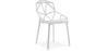 Buy Mykonos design dining chair - PP and Metal White 59796 in the United Kingdom