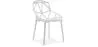 Buy Mykonos design dining chair - PP and Metal White 59796 at MyFaktory