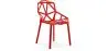 Buy Mykonos design dining chair - PP and Metal Red 59796 - prices