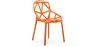 Buy Mykonos design dining chair - PP and Metal Orange 59796 with a guarantee