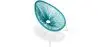 Buy Acapulco Chair - White Legs Turquoise 58295 home delivery