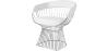 Buy Cylinder Chair - Premium Leather White 16843 - prices