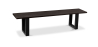Buy Industrial style wooden bench Black 58438 - in the UK