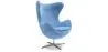 Buy Armchair with armrests - Fabric upholstery - Bold Light blue 13412 - prices