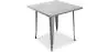 Buy Bistrot Table Metalix - Metal Steel 58359 - in the UK