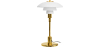 Buy PL 3/2 Desk Lamp - Steel/Opal Glass Gold chrome 15226 at MyFaktory
