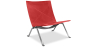 Buy PY22 Lounge Chair - Premium Leather Red 16827 in the United Kingdom