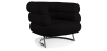 Buy Designer armchair - Faux leather upholstery - Biven Black 16500 - in the UK