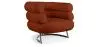 Buy Designer armchair - Faux leather upholstery - Biven Brown 16500 in the United Kingdom