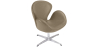 Buy Swin Chair - Faux Leather Taupe 13663 with a guarantee