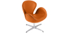 Buy Swin Chair - Faux Leather Orange 13663 in the United Kingdom