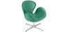 Buy Swin Chair - Faux Leather Turquoise 13663 in the United Kingdom