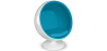 Buy Ballon Chair - Fabric Turquoise 16498 in the United Kingdom