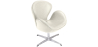 Buy Swin Chair - Faux Leather Ivory 13663 - in the UK