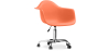 Buy Office Chair with Armrests - Desk Chair with Castors - Emery Orange 14498 - in the UK