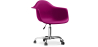 Buy Office Chair with Armrests - Desk Chair with Castors - Emery Mauve 14498 - prices