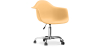 Buy Office Chair with Armrests - Desk Chair with Castors - Emery Pastel orange 14498 in the United Kingdom