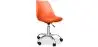 Buy Tulip swivel office chair with wheels Orange 58487 in the United Kingdom