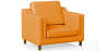 Buy 2211 Design Living room Armchair - Premium Leather Orange 15447 - in the UK