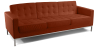 Buy Design Sofa Kanel  (3 seats) - Faux Leather Brown 13246 in the United Kingdom