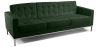 Buy Design Sofa Kanel  (3 seats) - Faux Leather Green 13246 in the United Kingdom