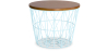 Buy Basket Side table Light blue 58416 in the United Kingdom