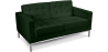 Buy Design Sofa Kanel  (2 seats) - Faux Leather Green 13242 - in the UK