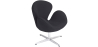 Buy Armchair with armrests - Fabric upholstery - Svinia Black 13662 - in the UK