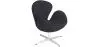 Buy Armchair with armrests - Fabric upholstery - Svinia Black 13662 - in the UK