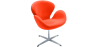 Buy Armchair with armrests - Fabric upholstery - Svinia Orange 13662 - in the UK