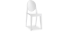 Buy Dining chair Victoire  Design Transparent White 16458 at MyFaktory