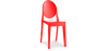 Buy Dining chair Victoire  Design Transparent Red 16458 in the United Kingdom