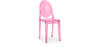 Buy Dining chair Victoire  Design Transparent Pink transparent 16458 in the United Kingdom