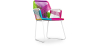 Buy Tropical Garden armchair - White Legs Multicolour 58537 - in the UK