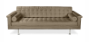 Buy Design Sofa Trendy (3 seats) - Faux Leather Taupe 13259 - in the UK