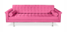 Buy Design Sofa Trendy (3 seats) - Faux Leather Pink 13259 in the United Kingdom