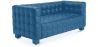 Buy Design Sofa Lukus (2 seats) - Faux Leather Dark blue 13252 with a guarantee