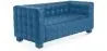 Buy Design Sofa Lukus (2 seats) - Faux Leather Dark blue 13252 with a guarantee