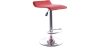 Buy Swivel Chromed Metal Office Bar Stool - Height Adjustable Red 49744 at MyFaktory